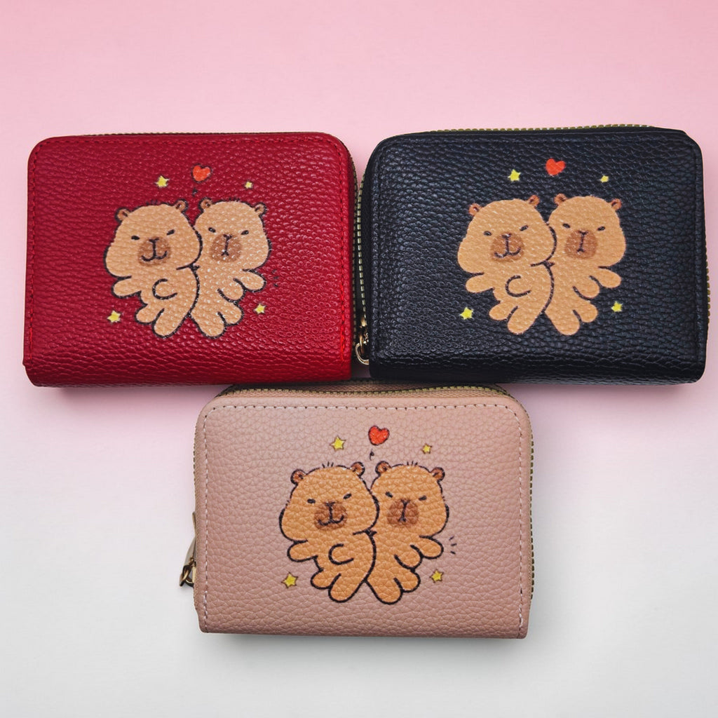 🐹💖 Capybara Kawaii Mini Zip Wallet 💖🐹