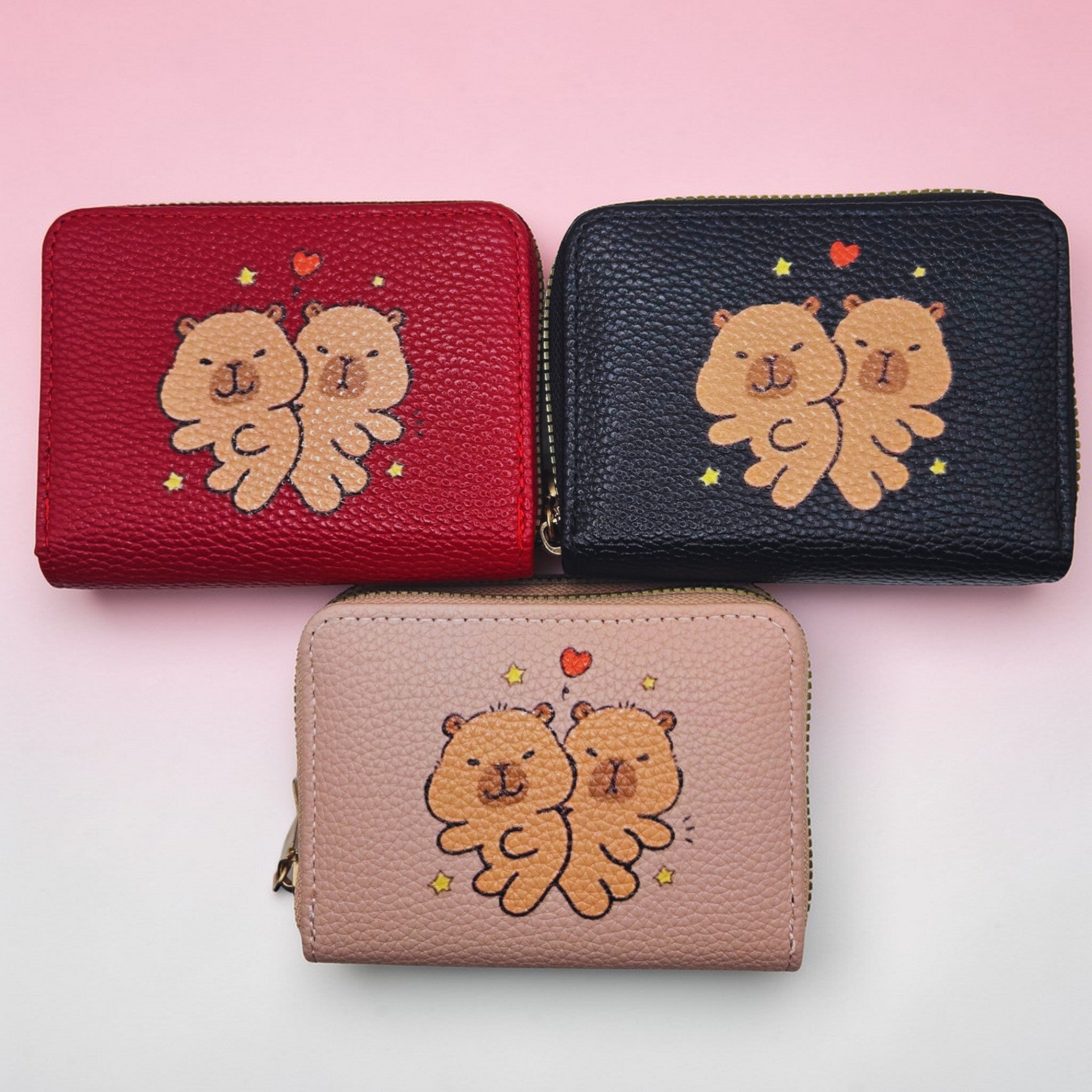 🐹💖 Capybara Kawaii Mini Zip Wallet 💖🐹