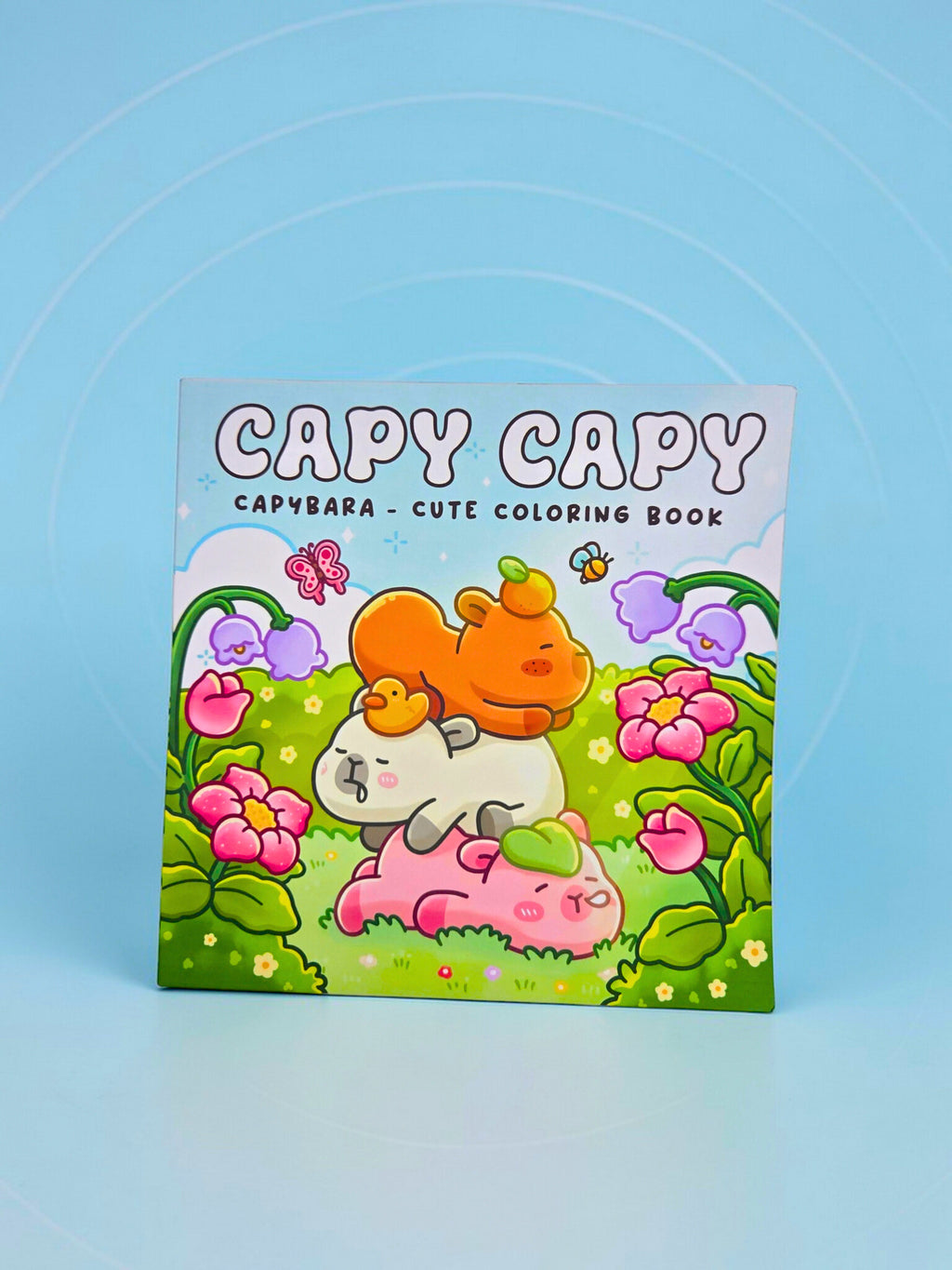 🎨 Capy Capy Kawaii Coloring Set 🐹✨