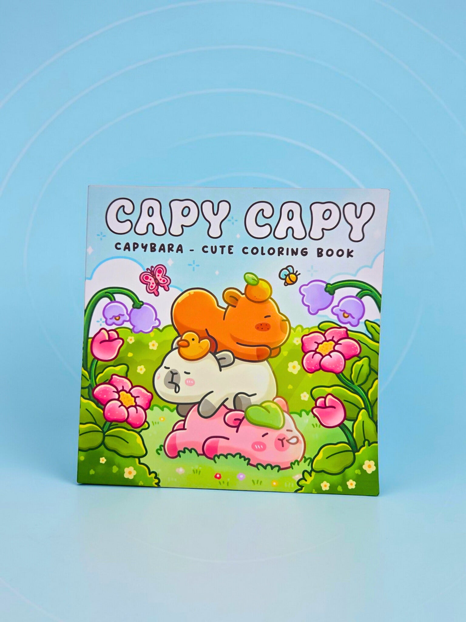 🎨 Capy Capy Kawaii Coloring Set 🐹✨
