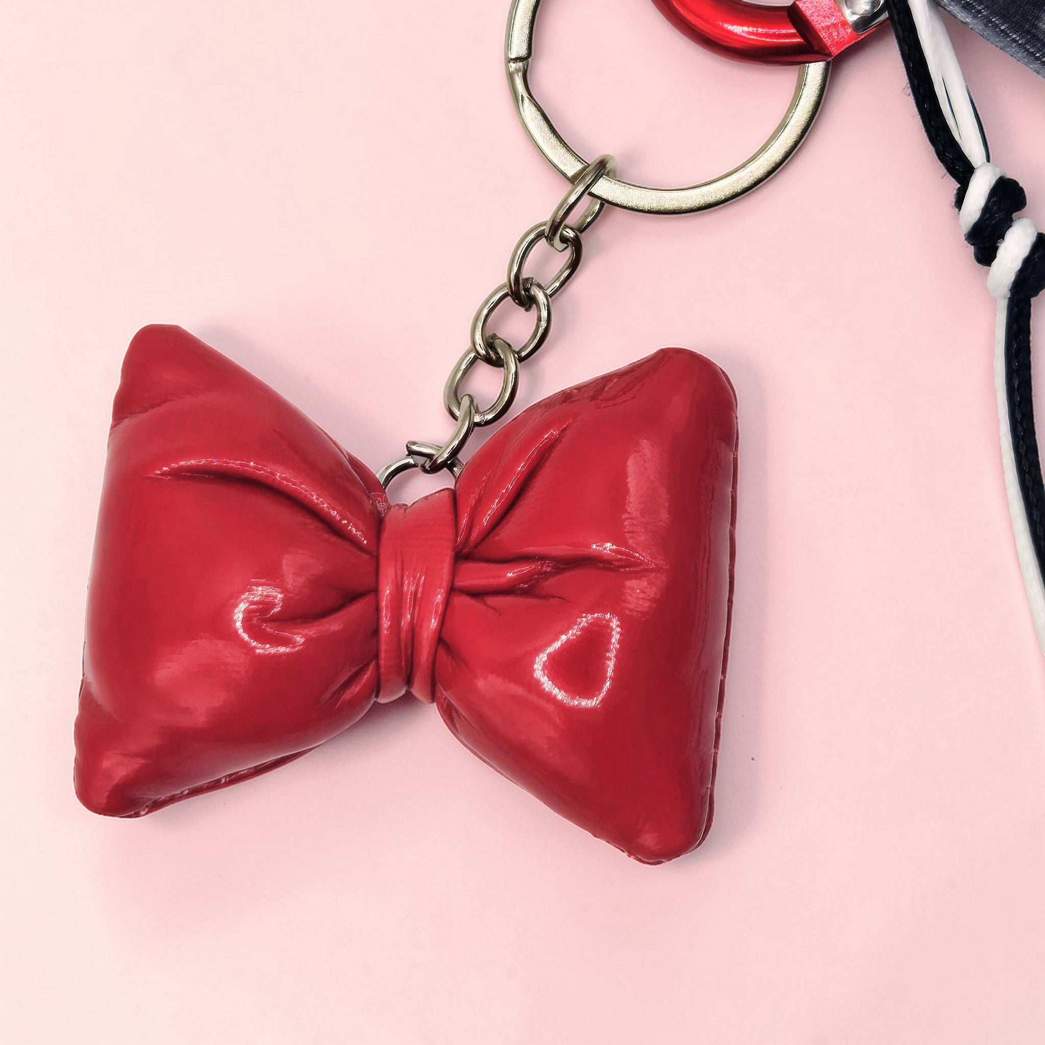 🖤❤️ Crimson Check One-of-a-Kind Kawaii Bag Charm