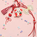 🍓 Strawberry Sweetheart Charm & Bag Decor – One of a Kind