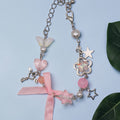 🌟 Kawaii Star Ribbon Charm Bracelet