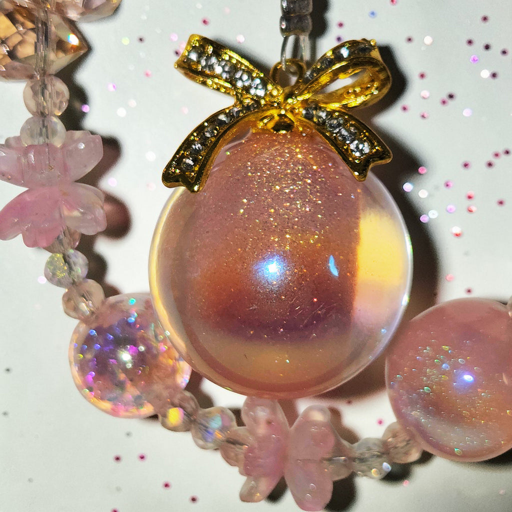 ✨ Enchanted Luxe Crystal Phone Chain – Glow in the Dark & Color Changing