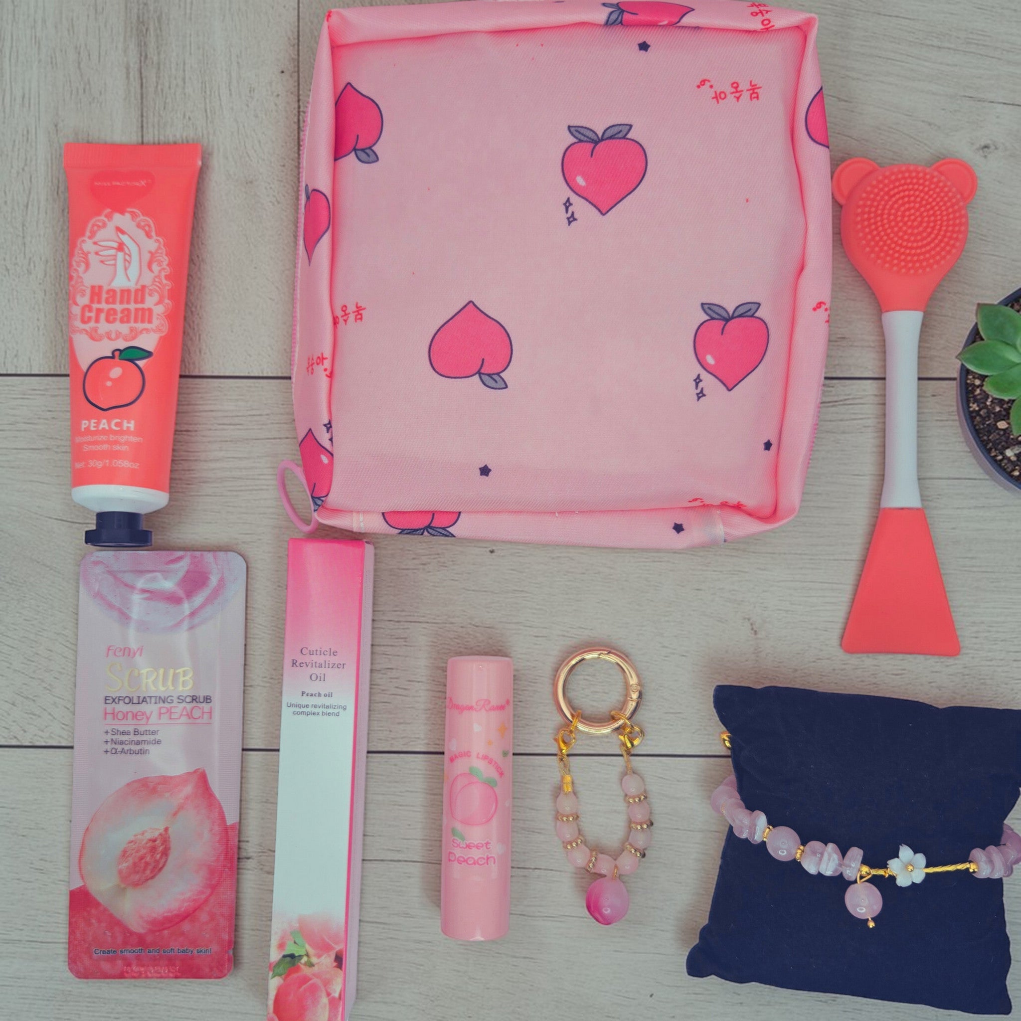 🍑✨ Sweet Peach Glow Beauty Gift Set