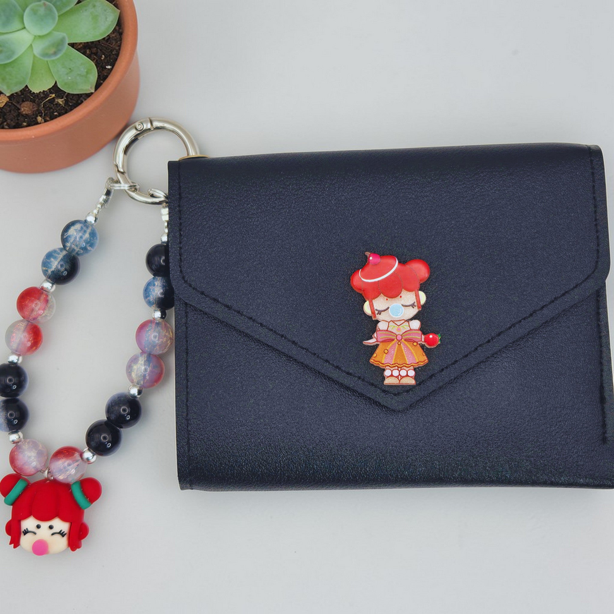 🫧👑 Bubble Princess Kawaii Wallet with Wristlet and Charm 👑🫧