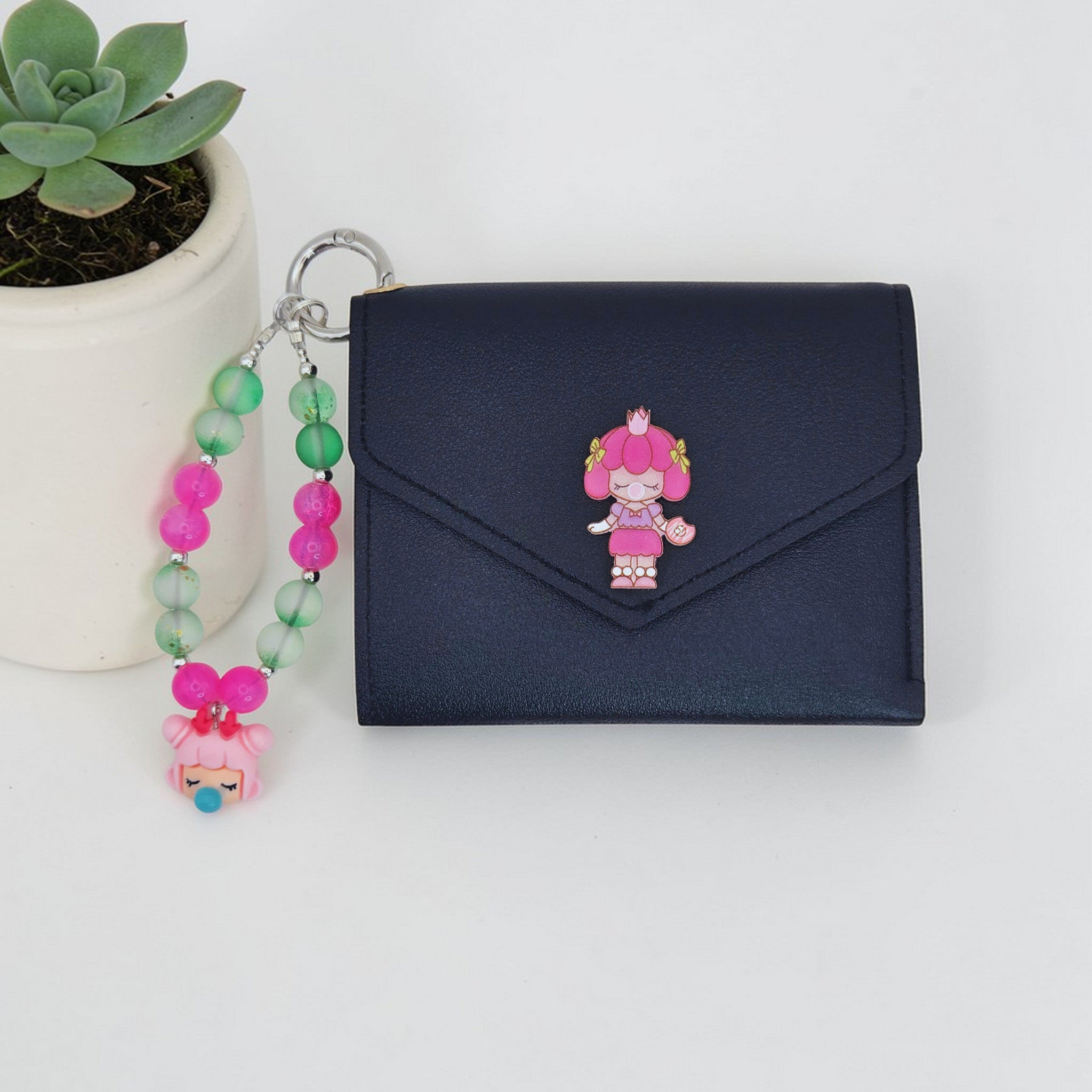 🫧👑 Bubble Princess Kawaii Wallet with Wristlet and Charm 👑🫧