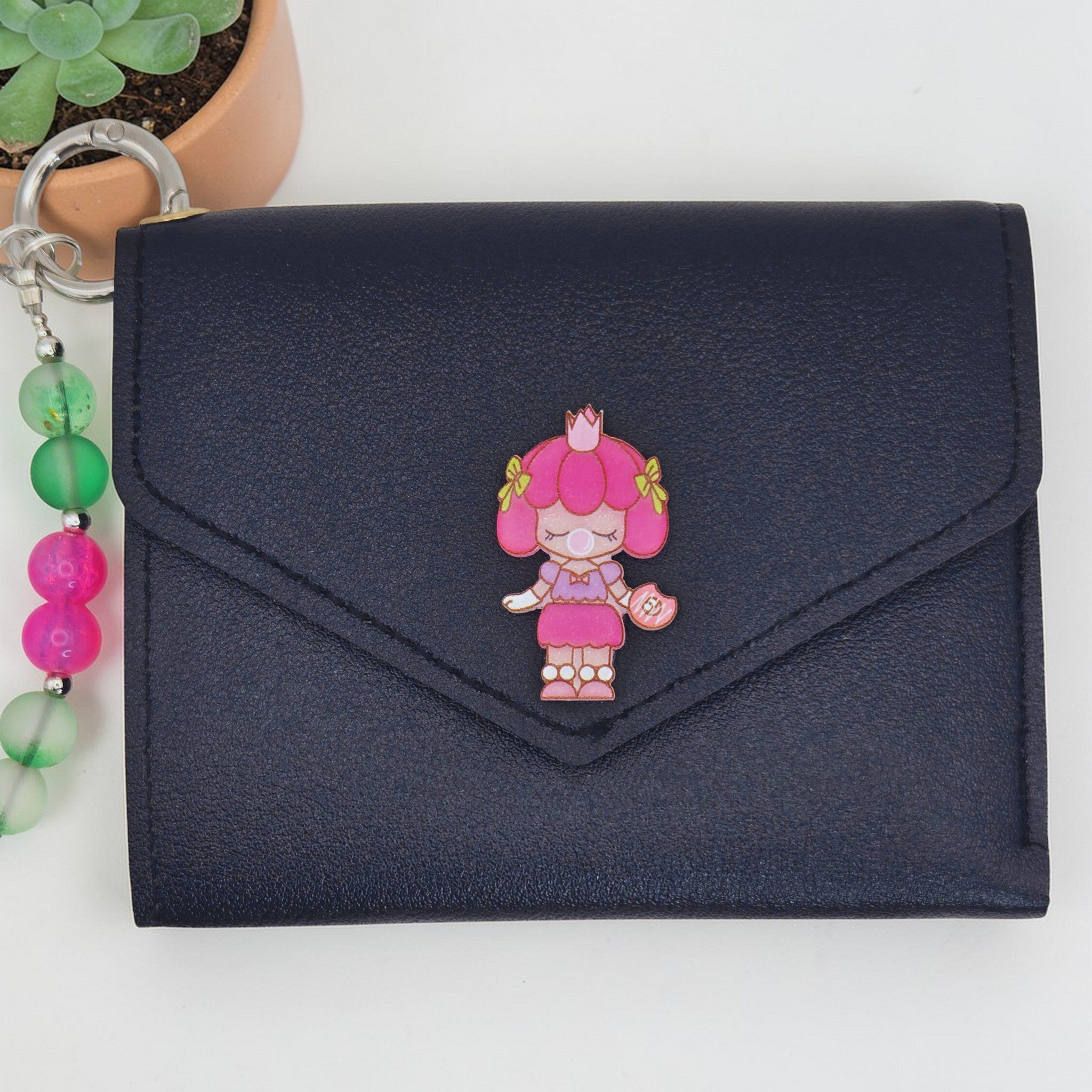 🫧👑 Bubble Princess Kawaii Wallet with Wristlet and Charm 👑🫧
