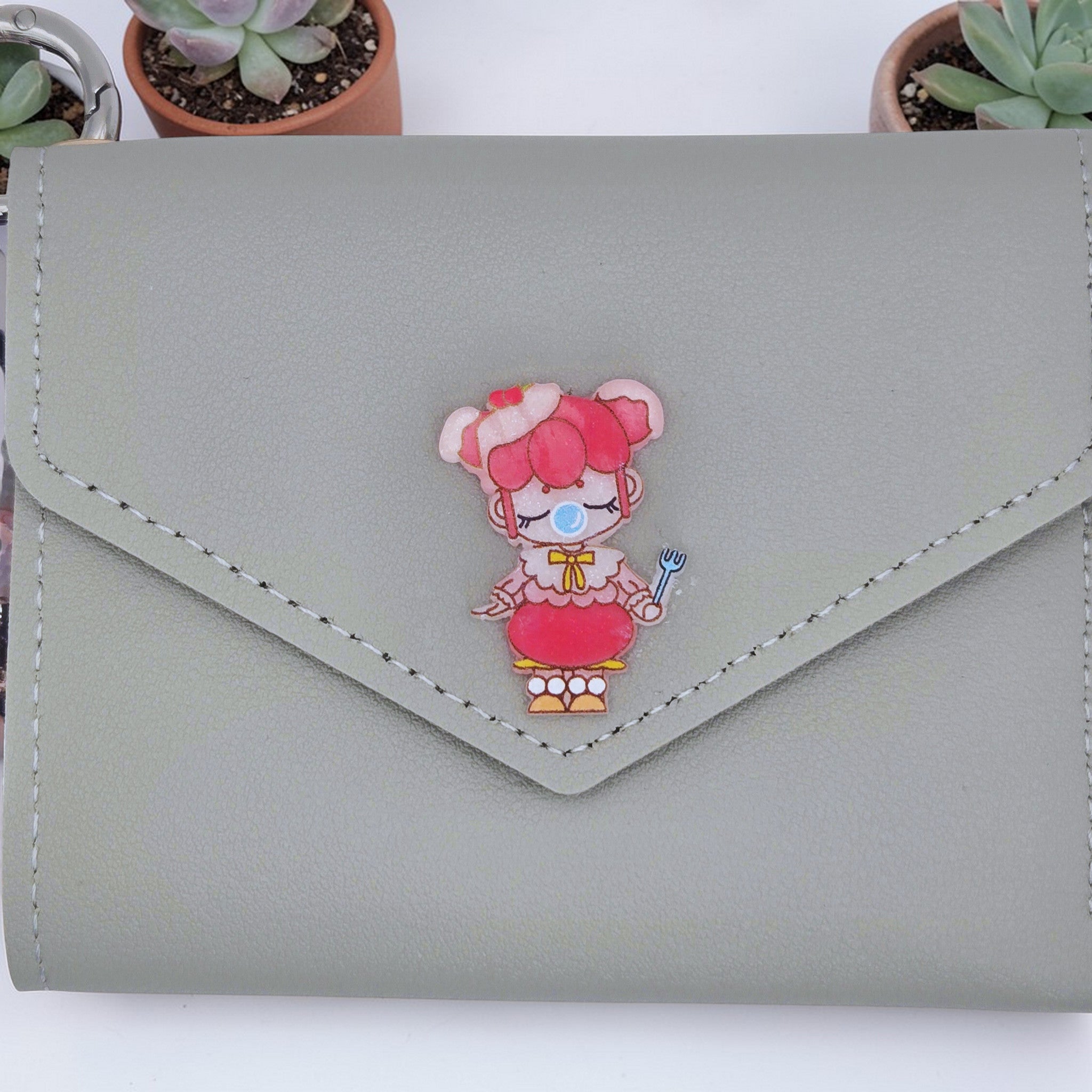 🫧👑 Bubble Princess Kawaii Wallet with Wristlet and Charm 👑🫧