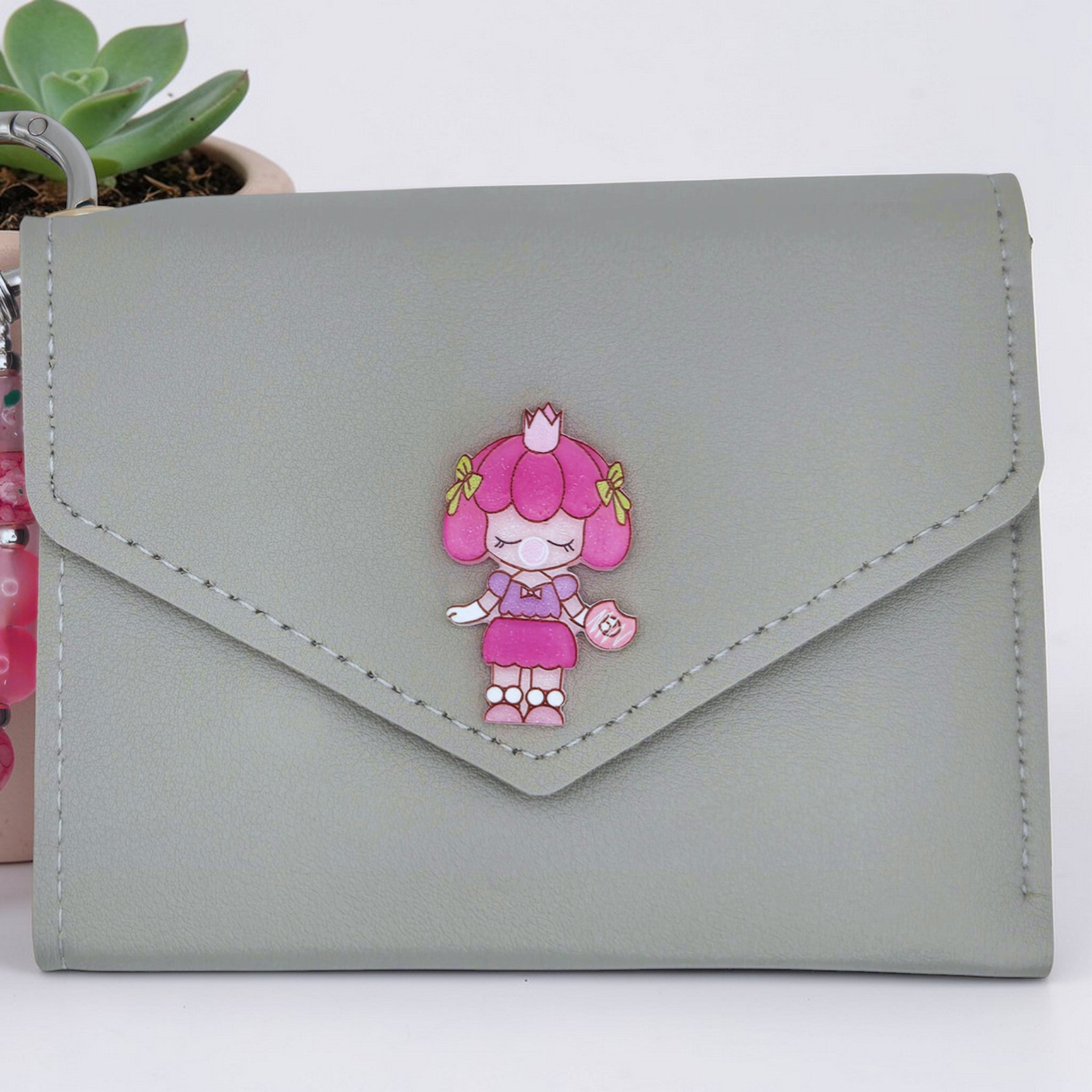 🫧👑 Bubble Princess Kawaii Wallet with Wristlet and Charm 👑🫧