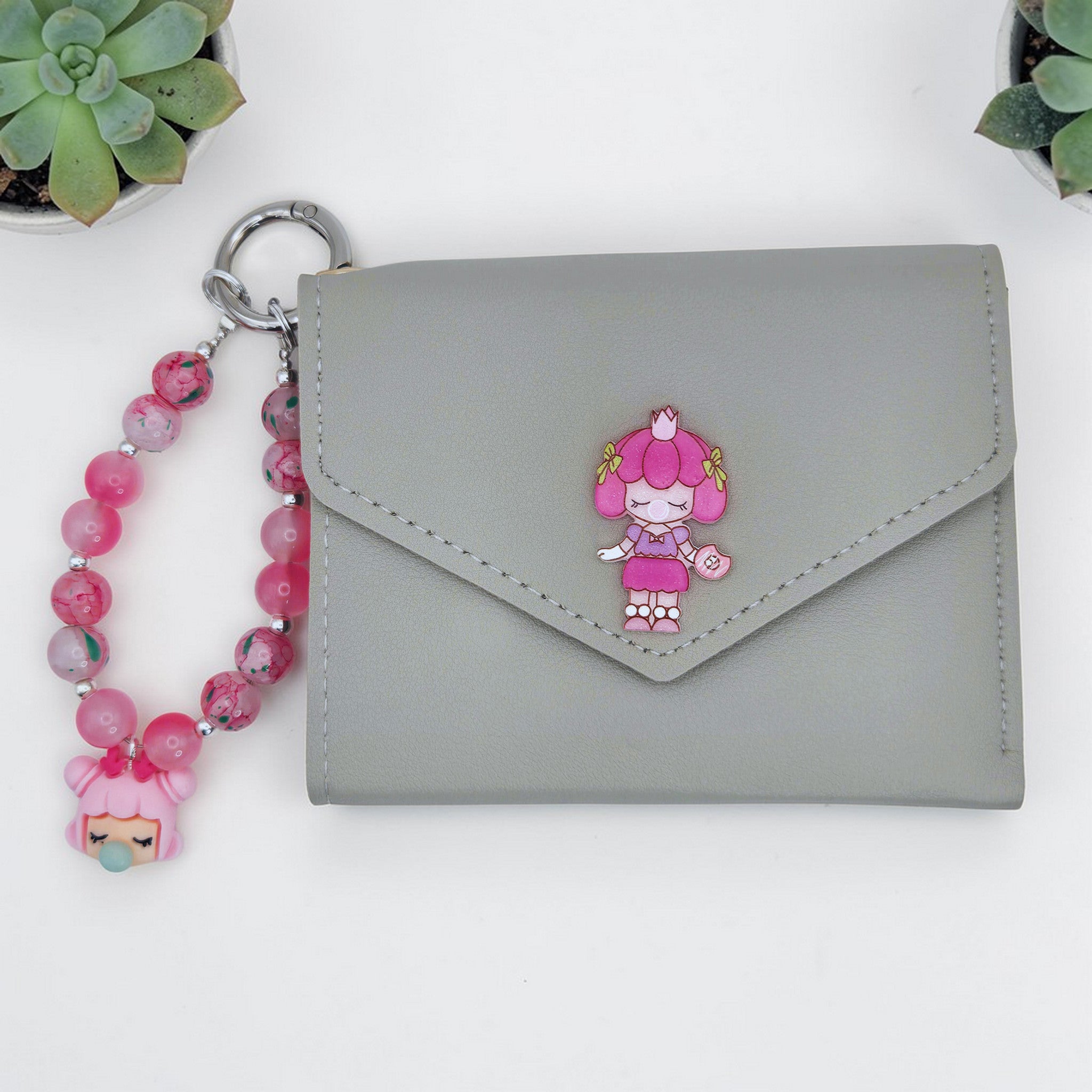 🫧👑 Bubble Princess Kawaii Wallet with Wristlet and Charm 👑🫧