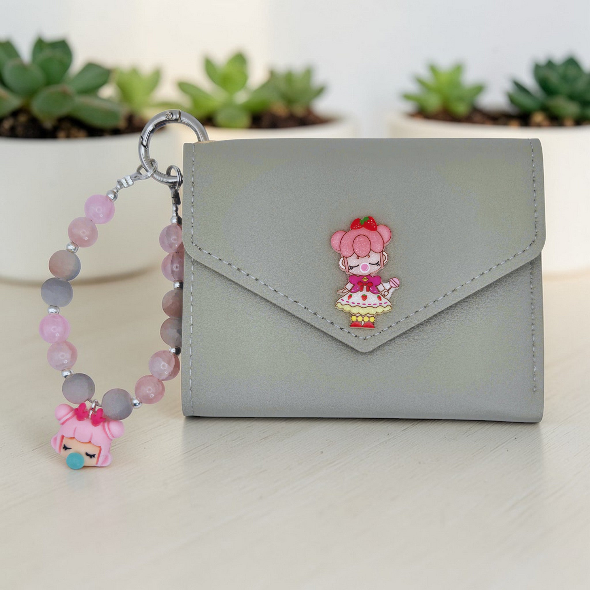 🫧👑 Bubble Princess Kawaii Wallet with Wristlet and Charm 👑🫧