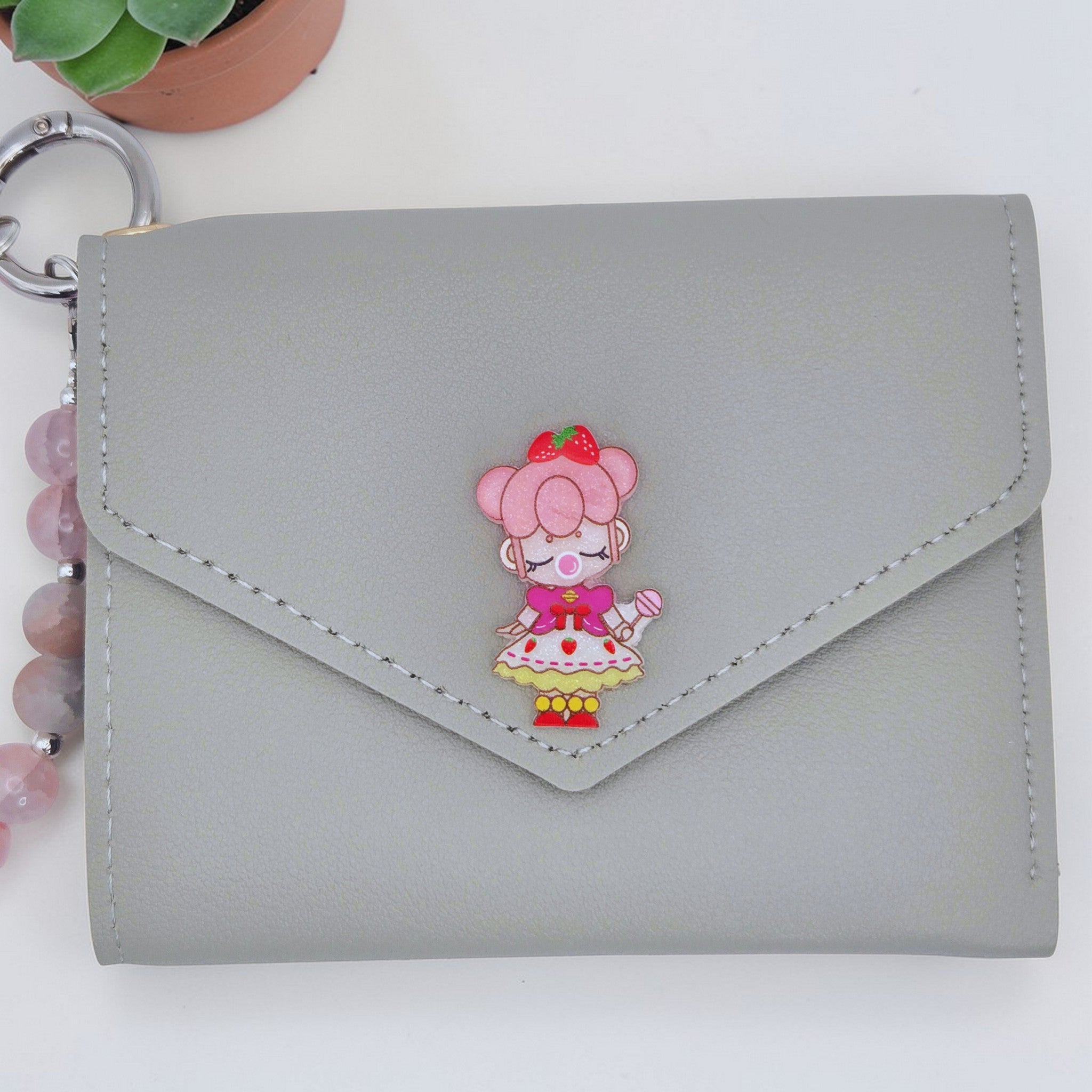 🫧👑 Bubble Princess Kawaii Wallet with Wristlet and Charm 👑🫧