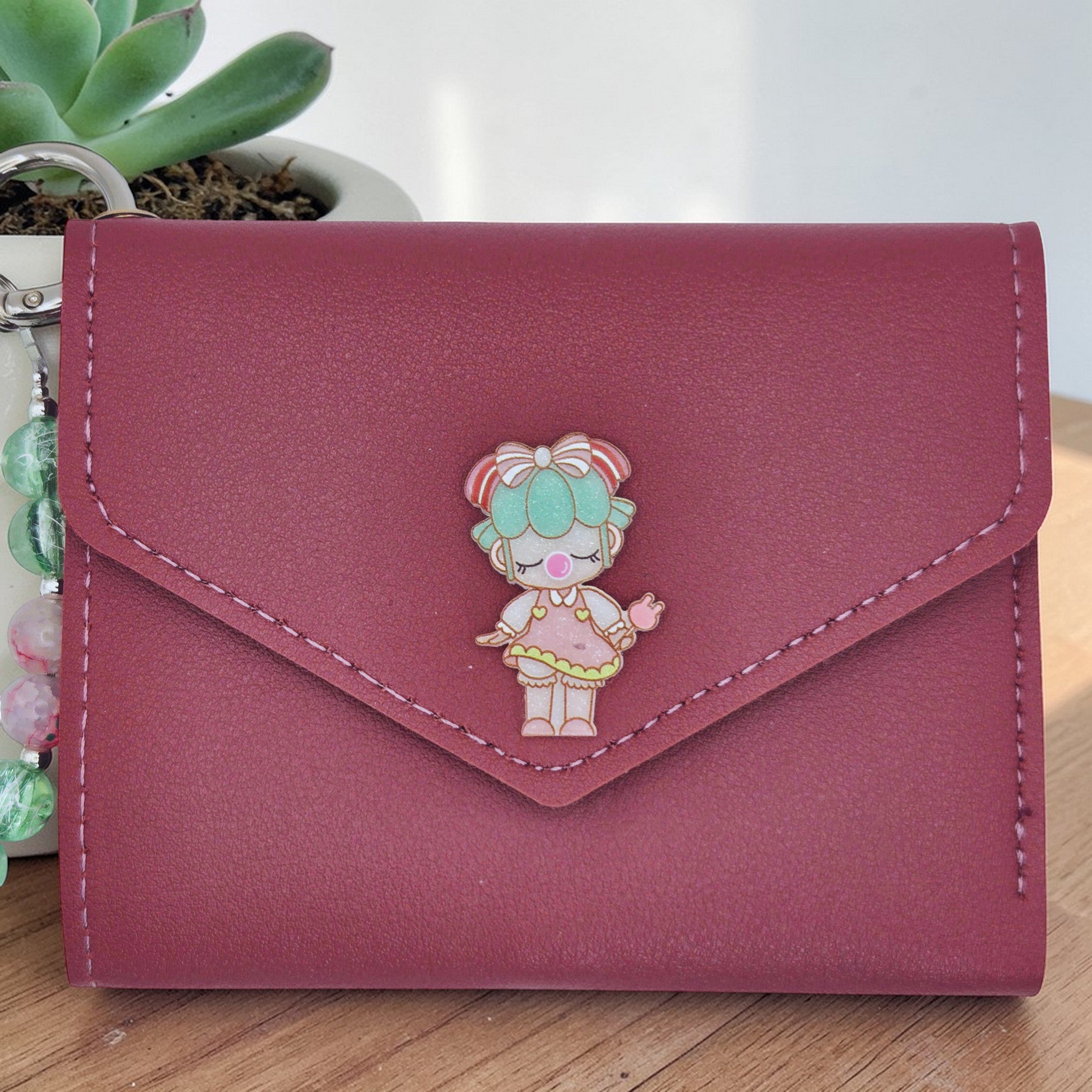 🫧👑 Bubble Princess Kawaii Wallet with Wristlet and Charm 👑🫧
