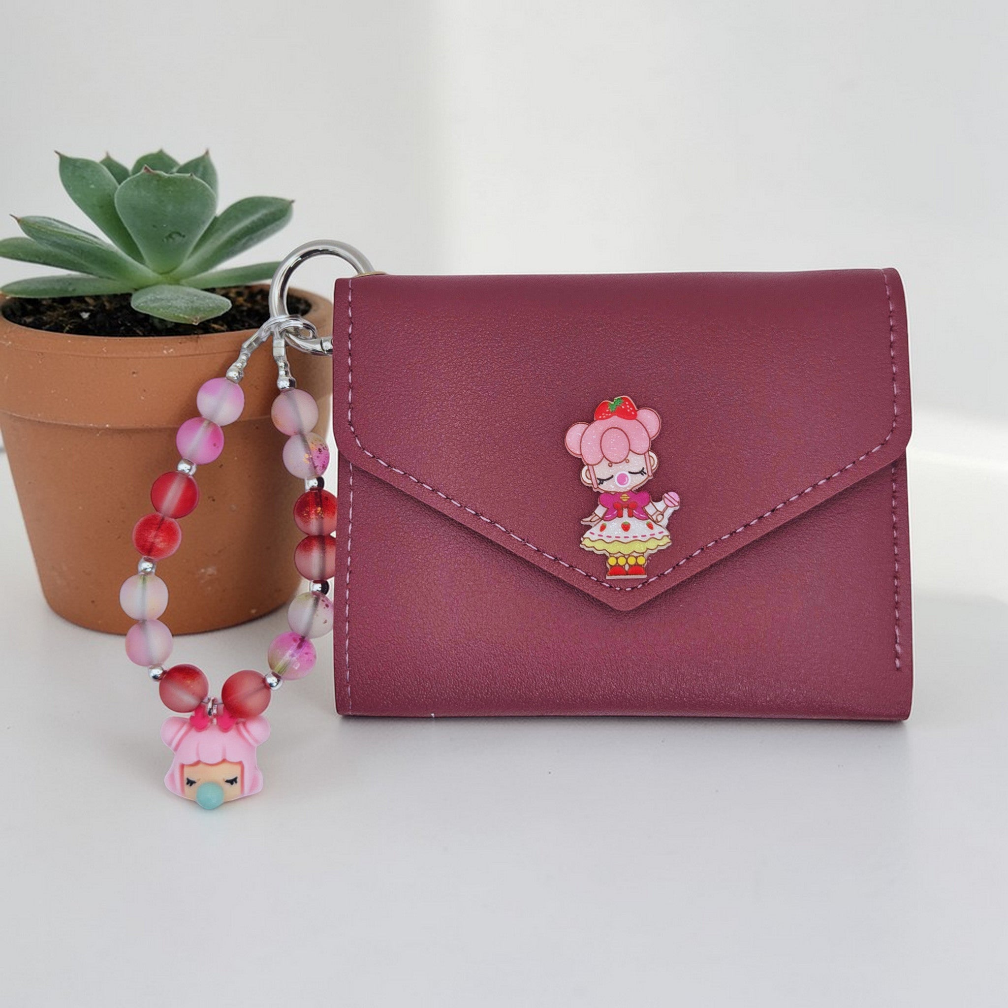 🫧👑 Bubble Princess Kawaii Wallet with Wristlet and Charm 👑🫧