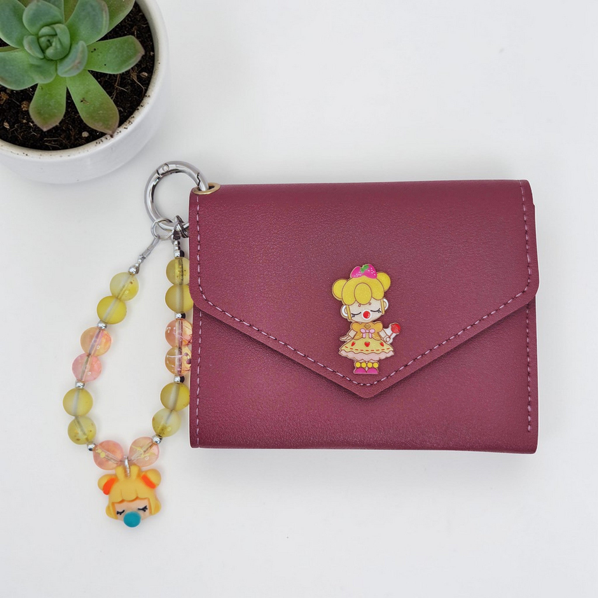 🫧👑 Bubble Princess Kawaii Wallet with Wristlet and Charm 👑🫧