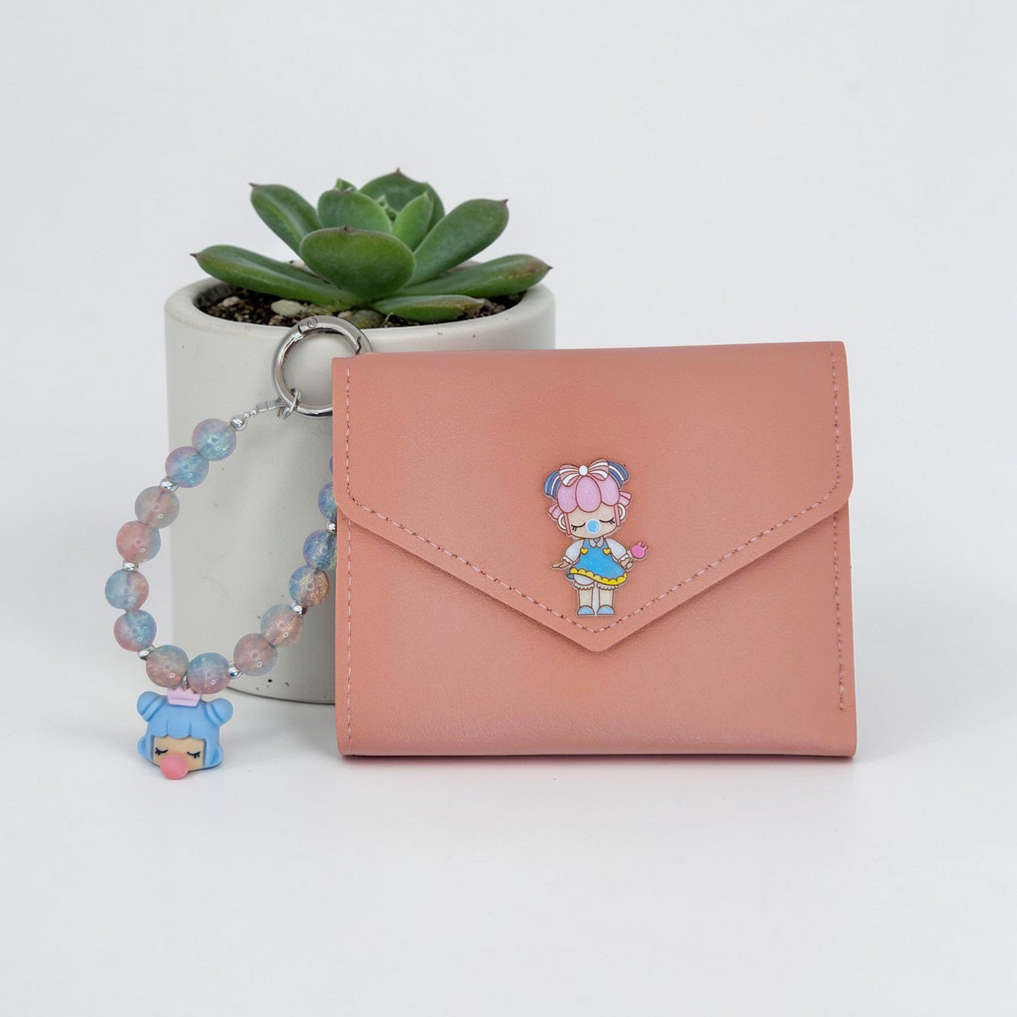 🫧👑 Bubble Princess Kawaii Wallet with Wristlet and Charm 👑🫧