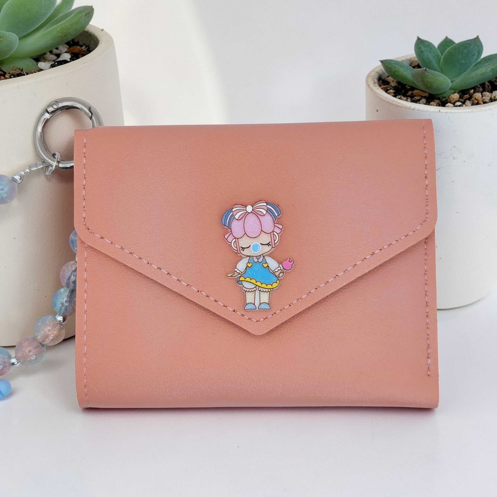 🫧👑 Bubble Princess Kawaii Wallet with Wristlet and Charm 👑🫧
