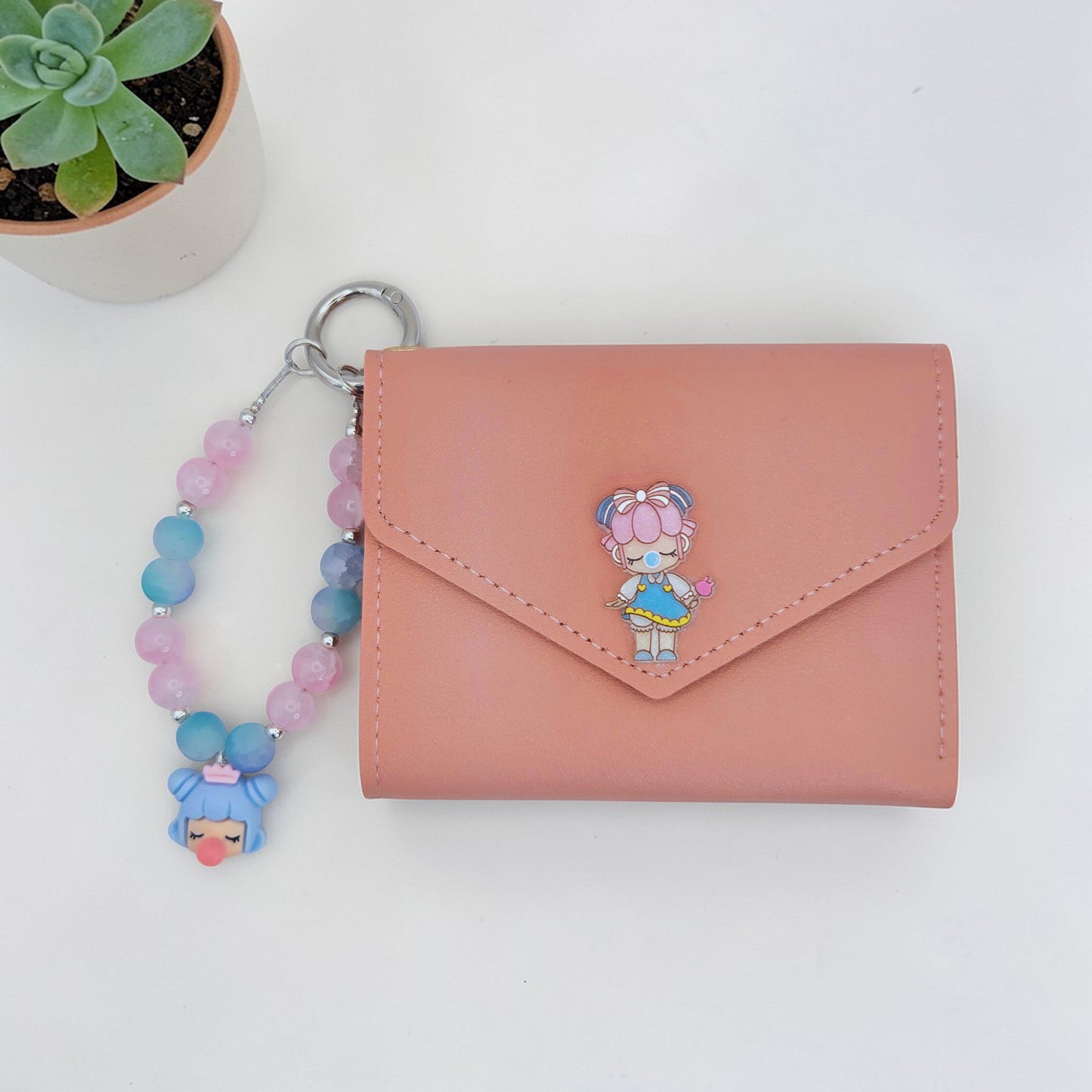 🫧👑 Bubble Princess Kawaii Wallet with Wristlet and Charm 👑🫧