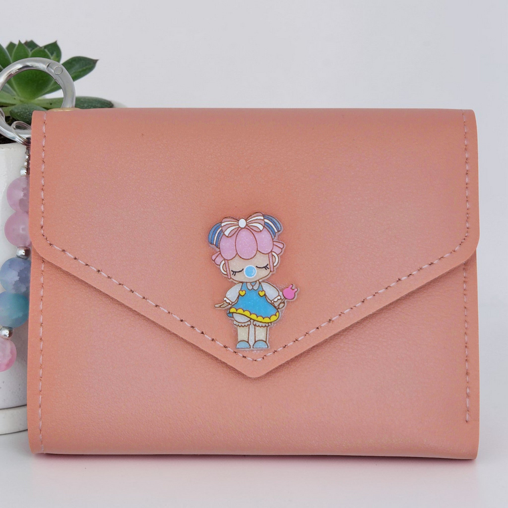 🫧👑 Bubble Princess Kawaii Wallet with Wristlet and Charm 👑🫧