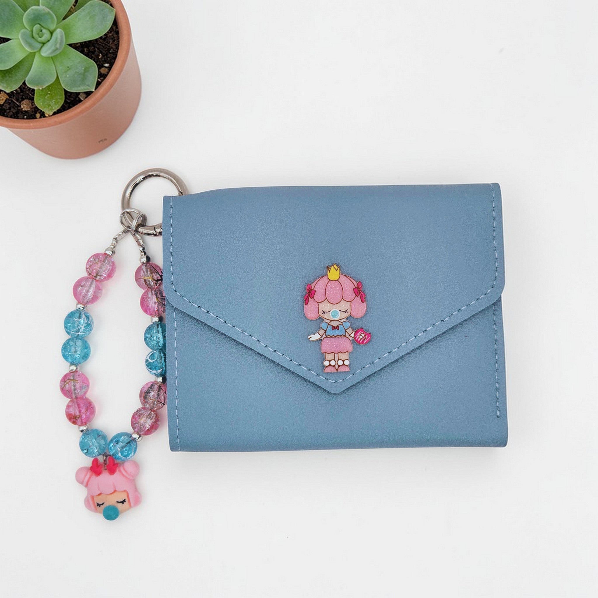 🫧👑 Bubble Princess Kawaii Wallet with Wristlet and Charm 👑🫧