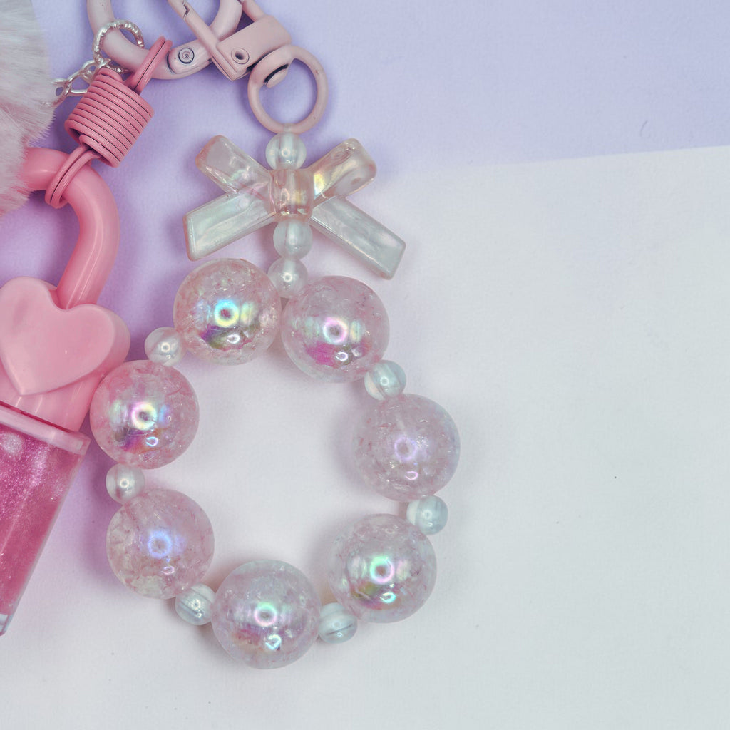 💗✨ Glossy Heart Pop Lip Gloss Charm Set (Includes Lucky Model Pearlescent Lip Gloss 0.4 ml)