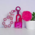 💗✨ Glossy Heart Pop Lip Gloss Charm Set (Includes Lucky Model Pearlescent Lip Gloss 0.4 ml)