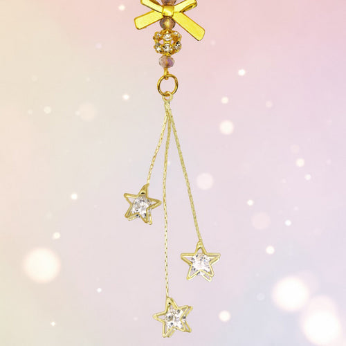 Golden Stardust Luxe Phone Chain ✨💜