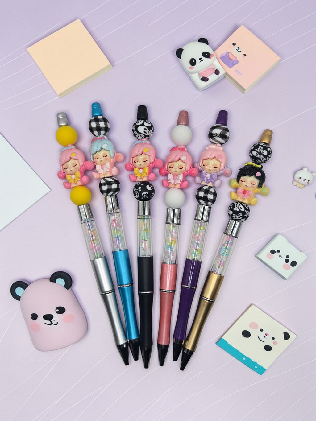🎀✨ Kawaii Dream Doll Sprinkle Beaded Pen ✨🎀