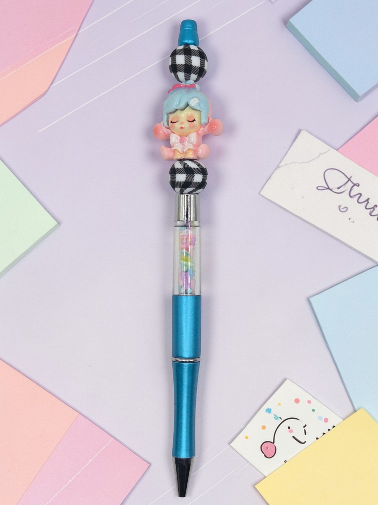 🎀✨ Kawaii Dream Doll Sprinkle Beaded Pen ✨🎀