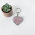 💖✨ Sparkle Heart Mirror Keychain ✨💖