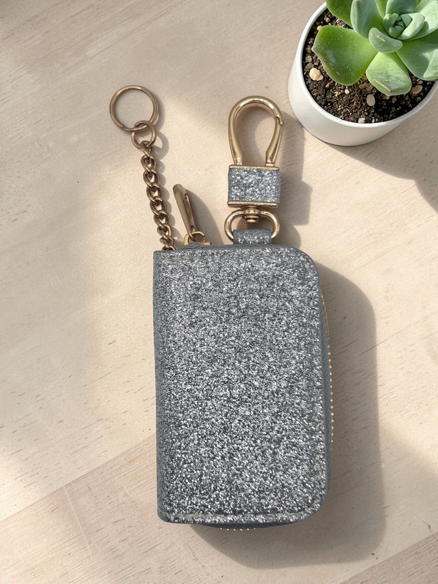 ✨🚗 Glitter Car Key Organizer Pouch 🚗✨