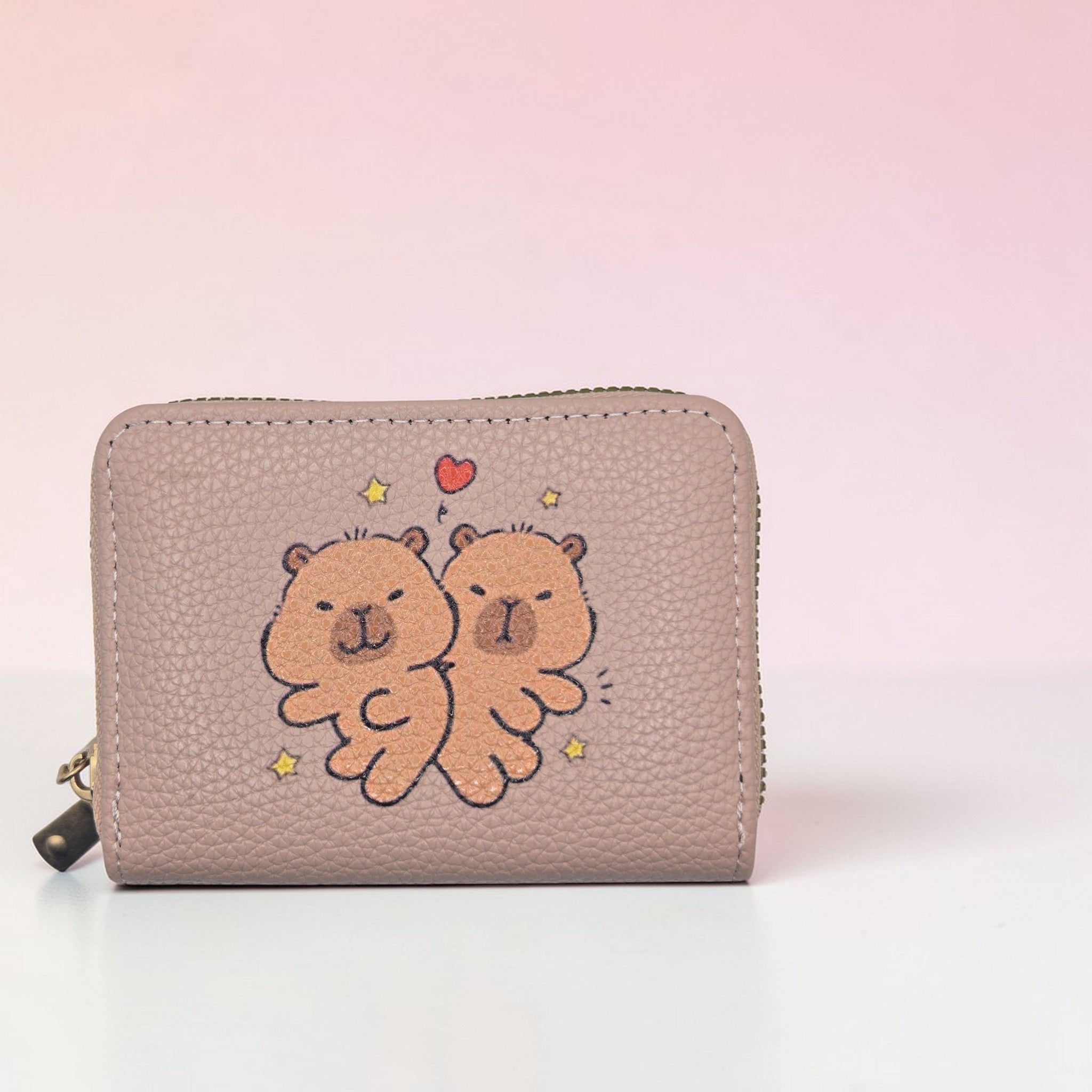 🐹💖 Capybara Kawaii Mini Zip Wallet 💖🐹