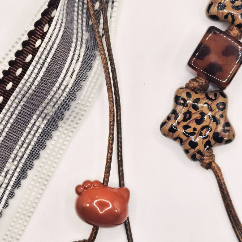 🗝️ Wild Kitty Luxe One-of-a-Kind Kawaii Bag Charm