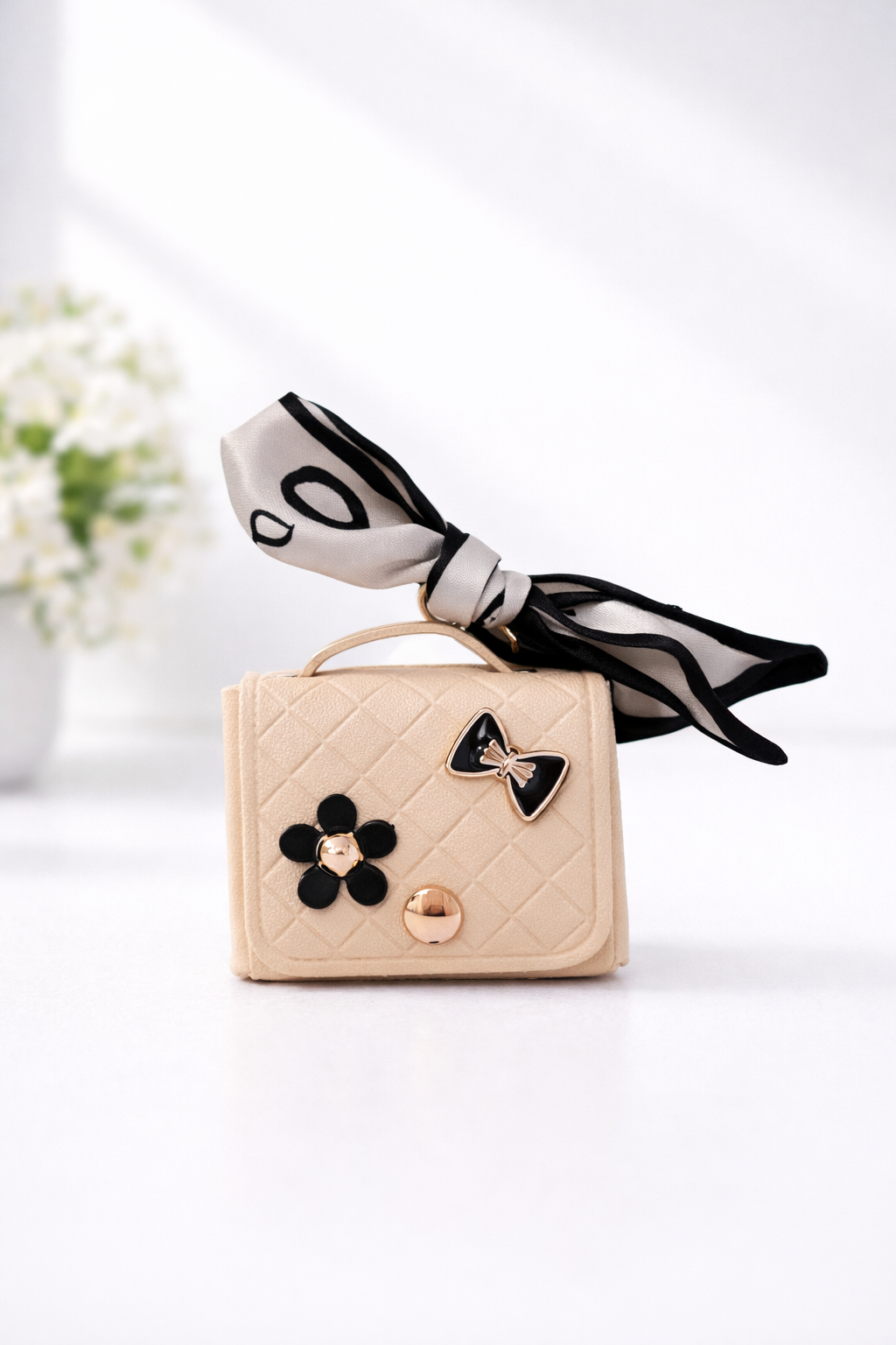 🖤🎀 Luxe Bow Mini Handbag Charm 🎀🖤