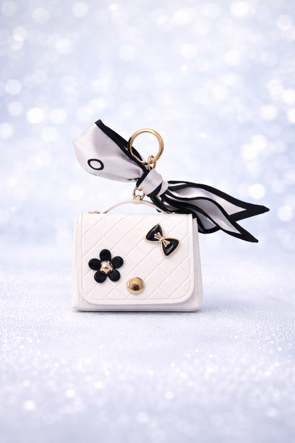 🖤🎀 Luxe Bow Mini Handbag Charm 🎀🖤
