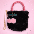 🍒✨ Cherry Fluff Kawaii Faux Fur Handbag ✨🍒