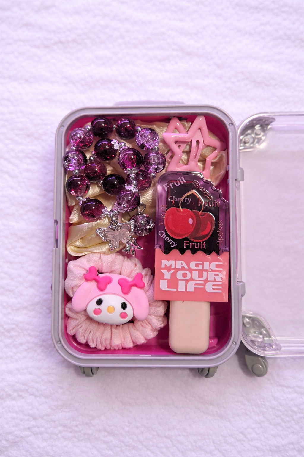 ✨🍒Cherry Pop Kawaii Travel Accessory Set 🍒✨