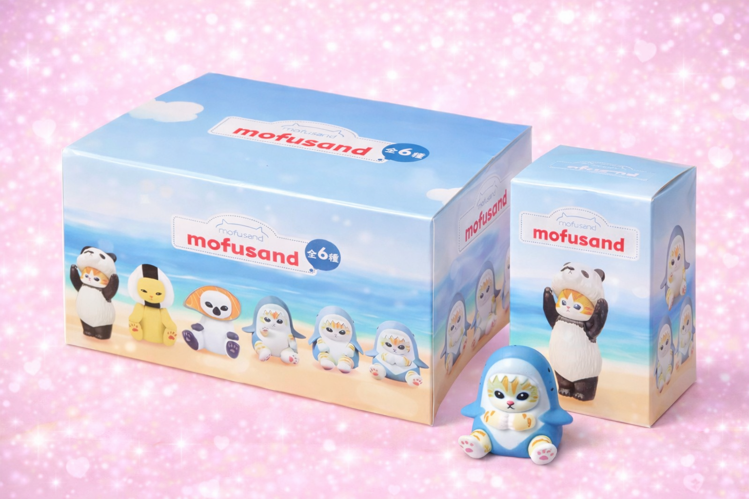 🎀 Mofusand Sea Animal Cat Blind Box (Live Reveal Available)🎀🐱🌊
