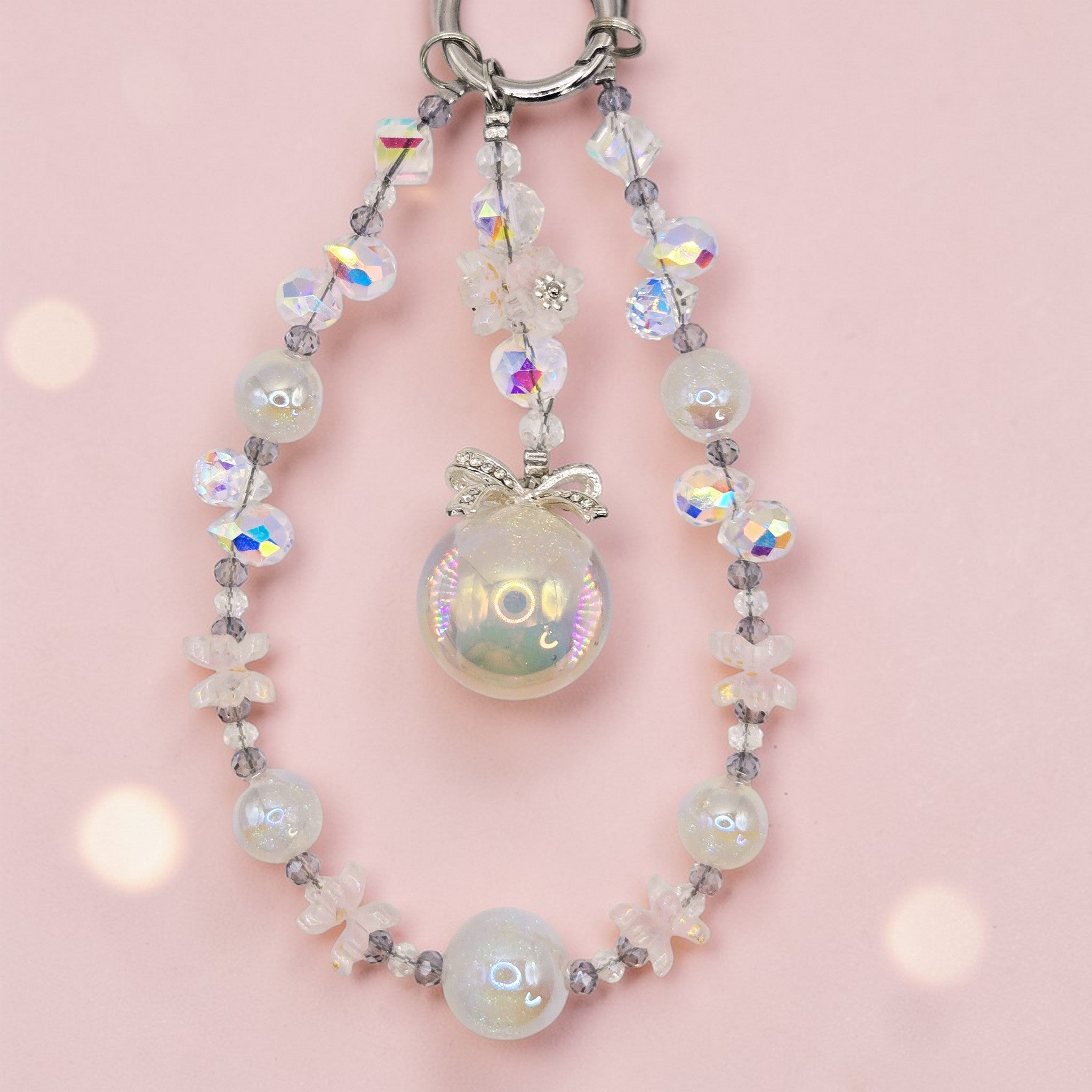 ✨ Enchanted Luxe Crystal Phone Chain – Glow in the Dark & Color Changing