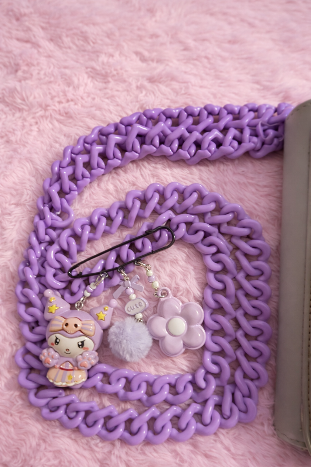 Kuromi Kawaii Mini Crossbody Phone Wallet Purse 💜🐰✨