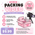🎥 Personalized Packing Video Add-On